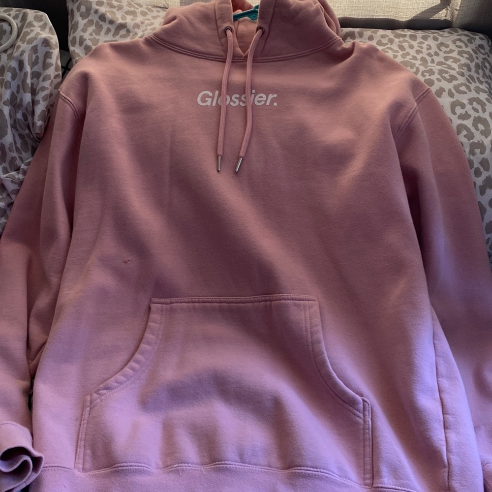 Glossier Pink Hoodie